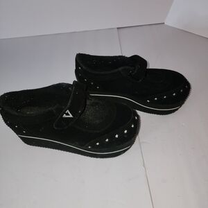 Volatile Black Platform Shoes